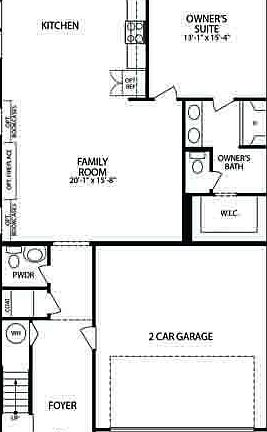 Elevation B - 1st Floor