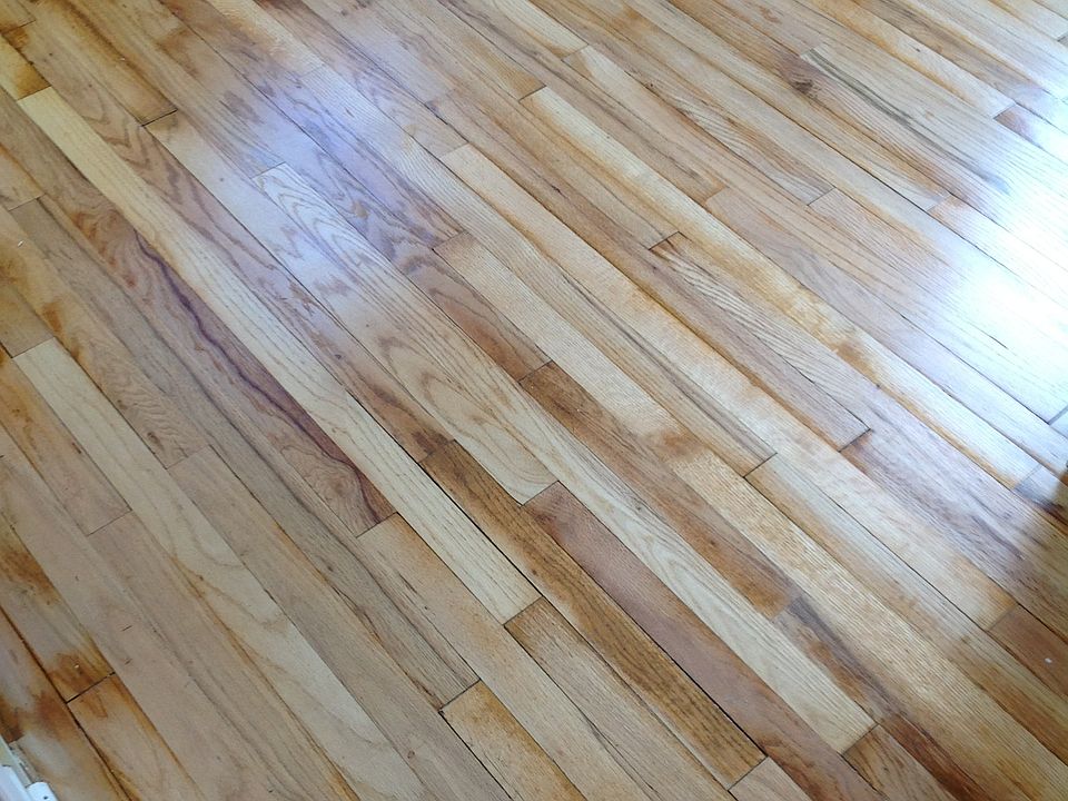 Newly refinished hardwood