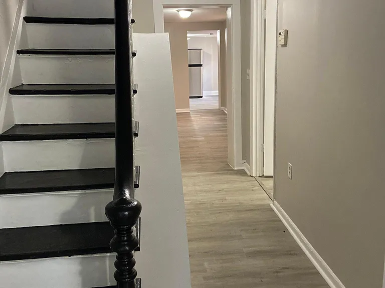 Hallway between first and second level
