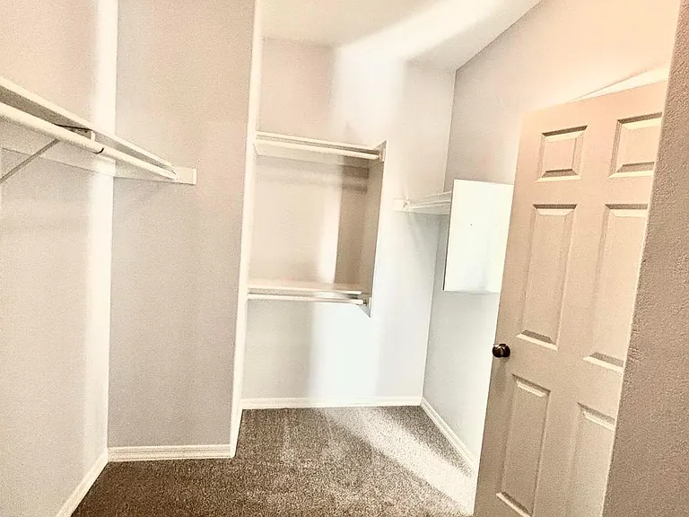 Master bed closet