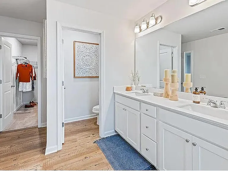 master bathroom double vanity
