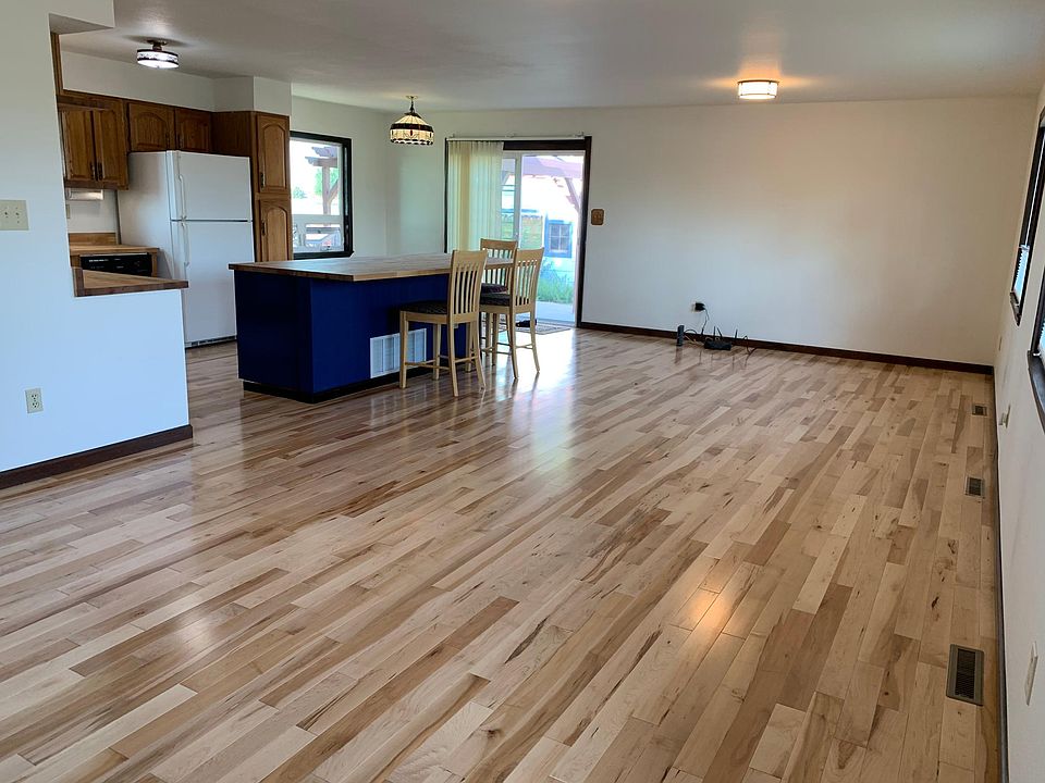 New maple floors. This is the open living space. WiFi router and cable modem included in rental agreement.