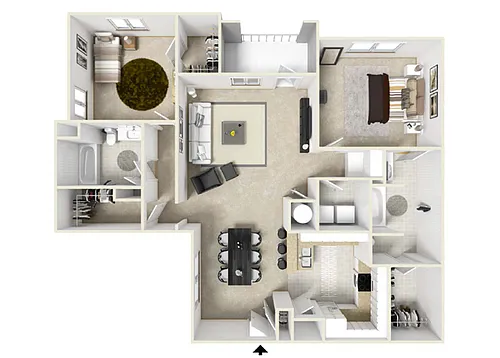 Floor plan The North Carolina and South Carolina