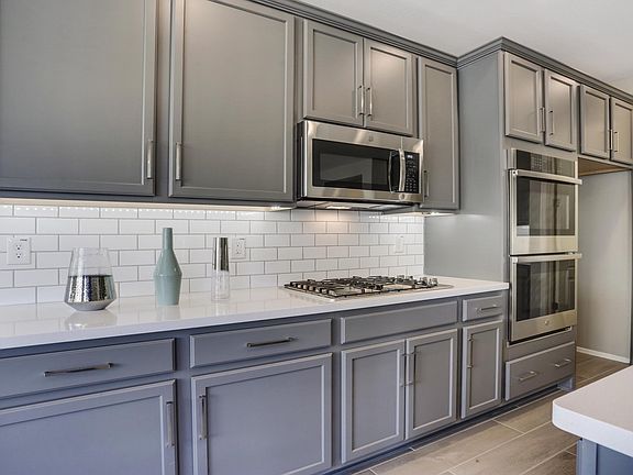 Ample kitchen cabinet space