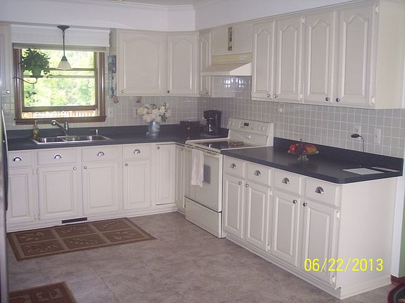 Updated kitchen with new flooring