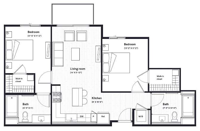 Floor plan B1
