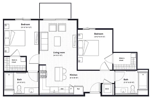 Floor plan B1