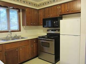 Kitchen with new appliances