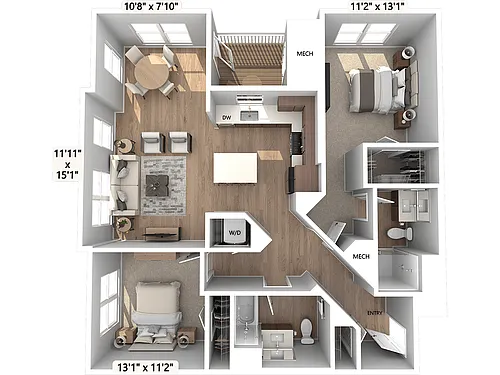 Floor plan B9-003-100