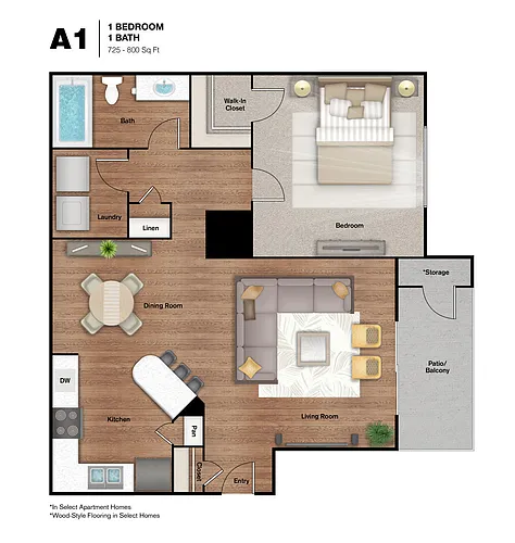 Floor plan A1
