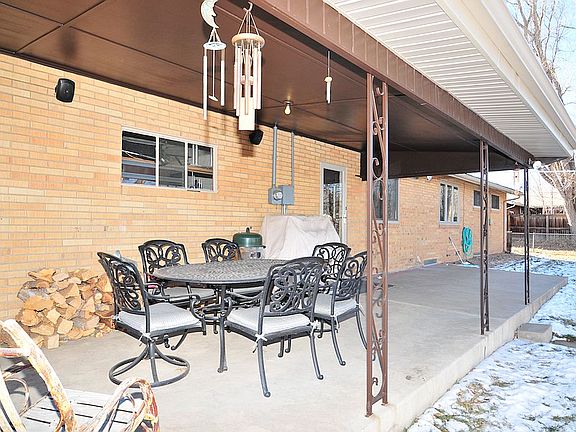 Covered Back Patio Area