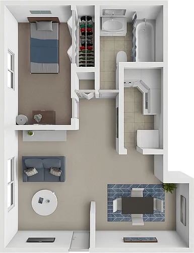 Floor plan Mustang