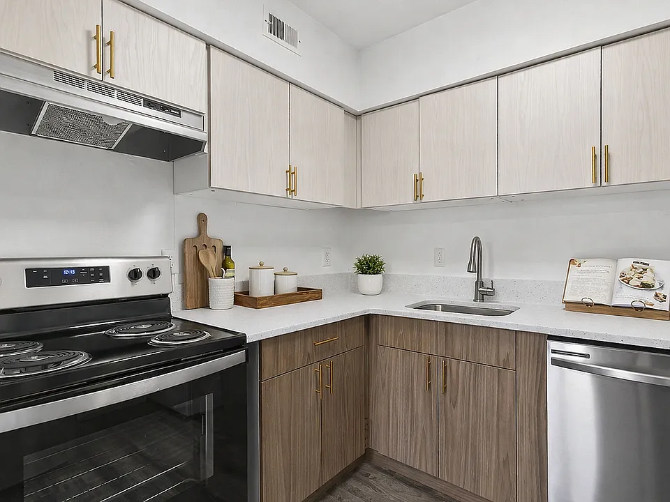 Modern kitchen with sleek design
