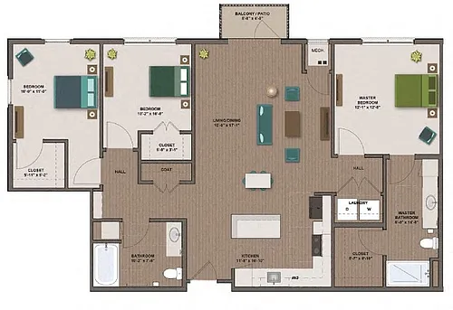 Floor plan Wright