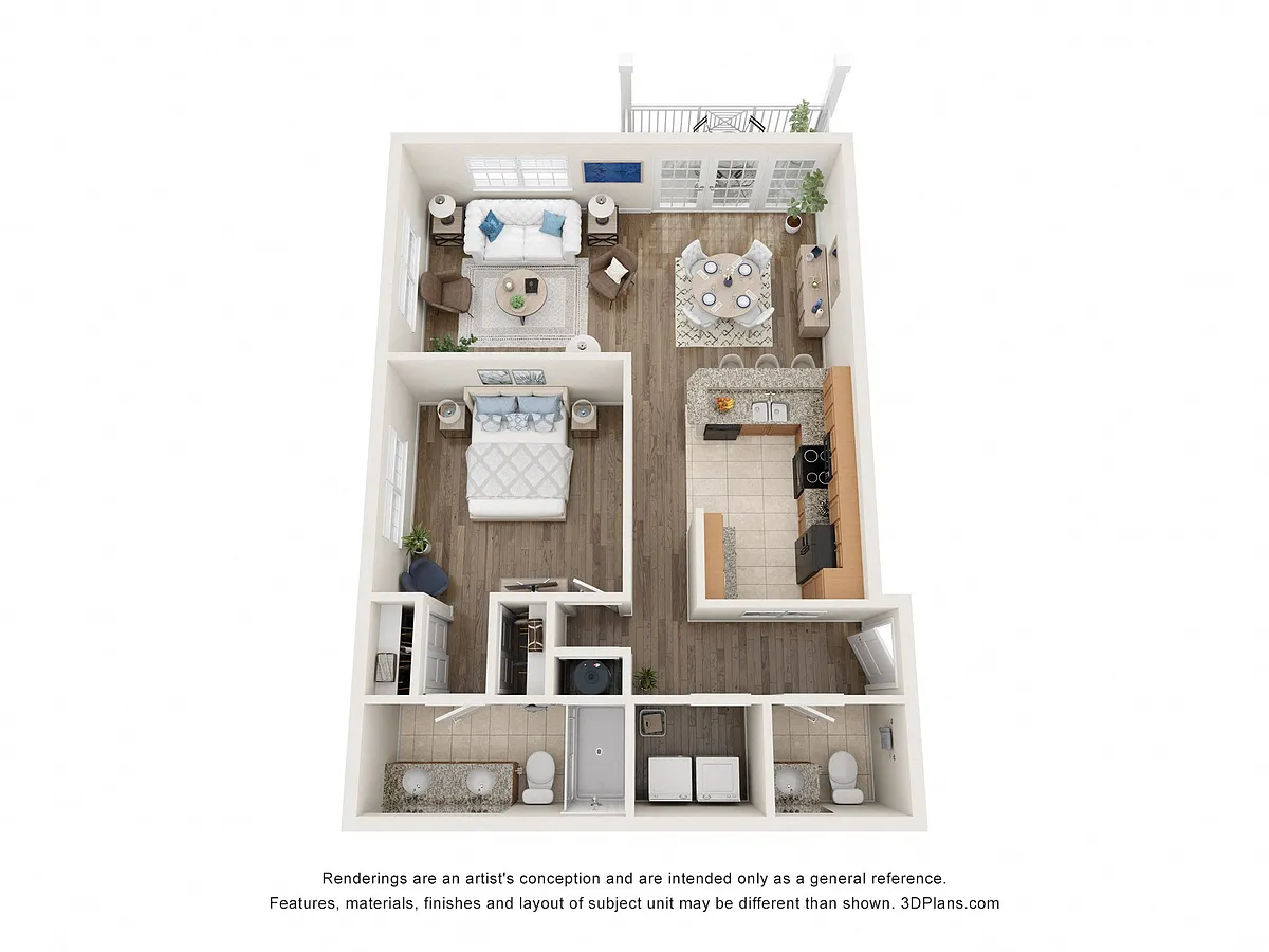 Floor plan A2-The Duval