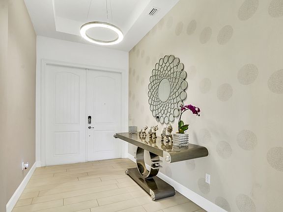 Stunning double door entry