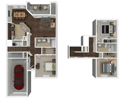 Floor plan C1-Townhome