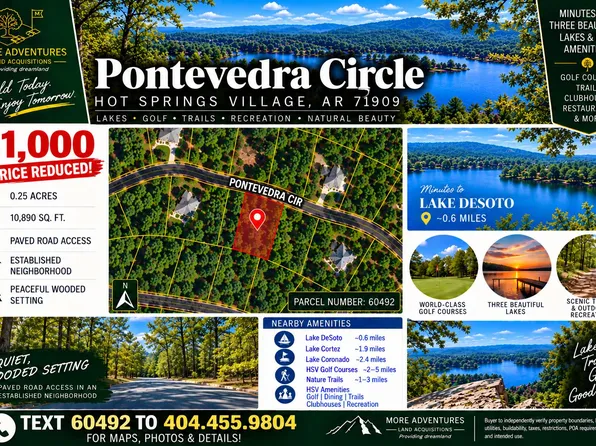 Pontevedra Cir, Hot Springs Village, AR 71909