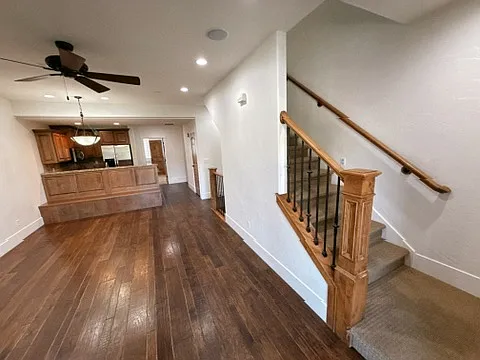 Living Room Angle from Porch Side (Staircase to the right going to the Upper level)