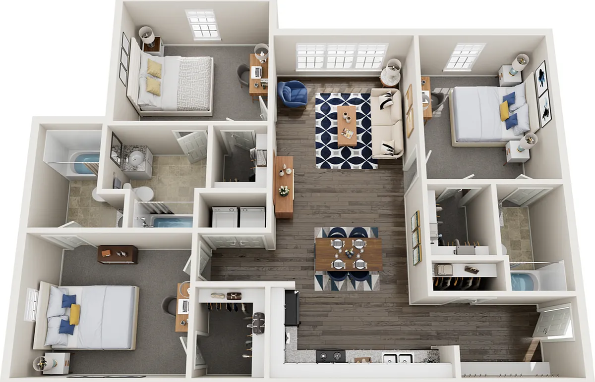 Floor plan 3X3
