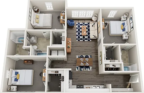 Floor plan 3x3 Lg