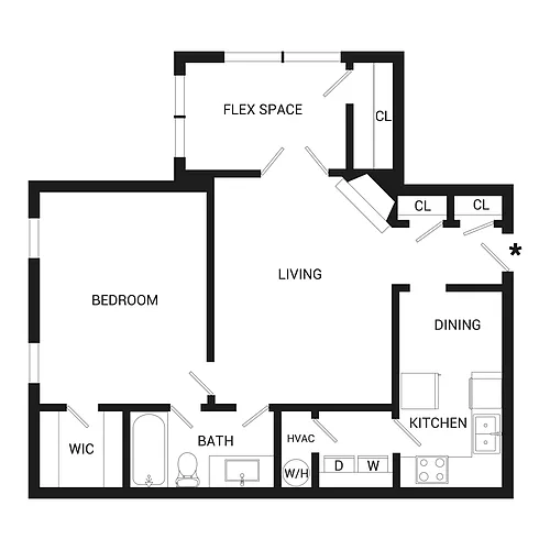 Floor plan The Hilton