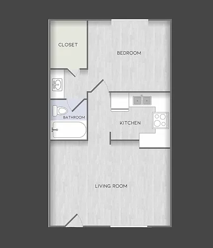 Floor plan 1X1