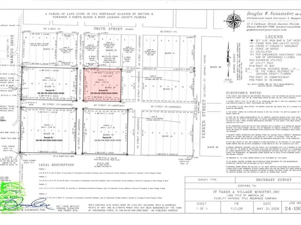 MARCUS DRIVE LOT 8-12, GREENWOOD, FL 32443
