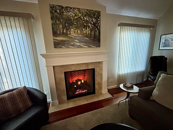 Remote controlled fire place