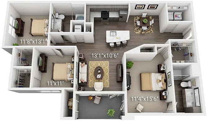 Floor plan C1