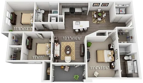 Floor plan C1