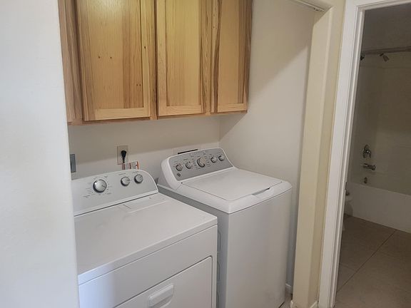 Laundry Area with NEW washer/dryer