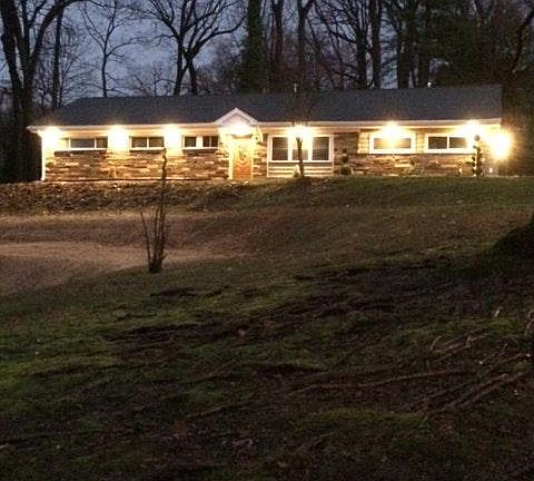 Front elevation dusk