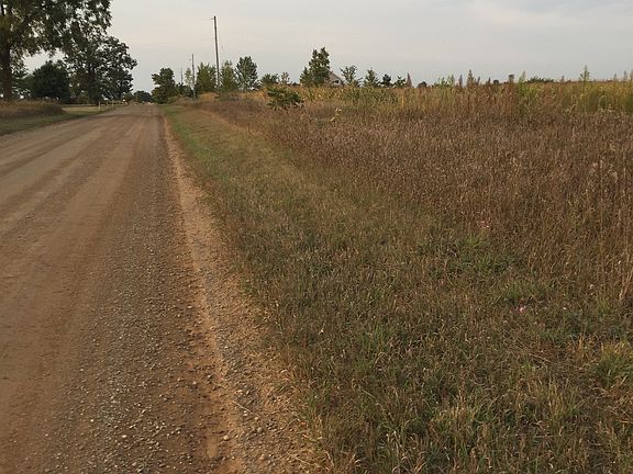 Looking north from property 