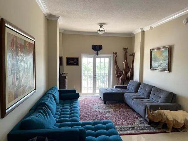 Living Room with Balcony
