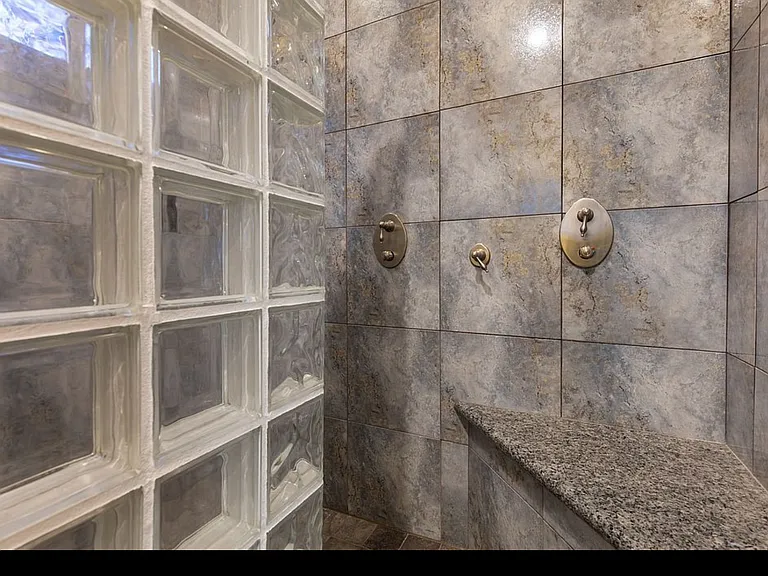 Master shower