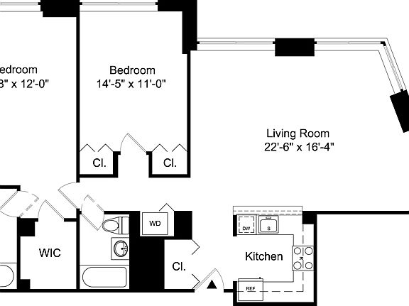2nd image of 450 N End Ave APT 17D