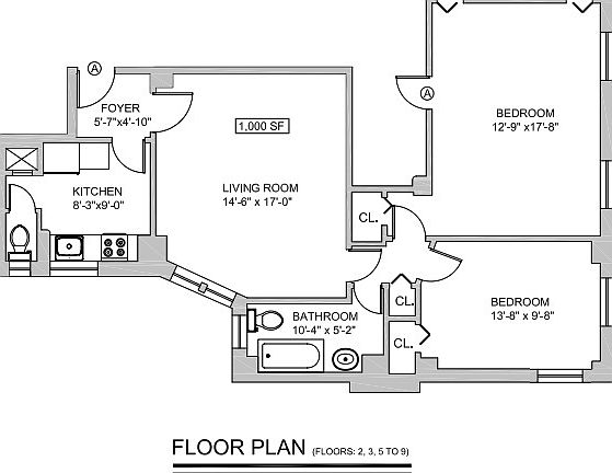 2nd image of 55 W 55th St APT 8A