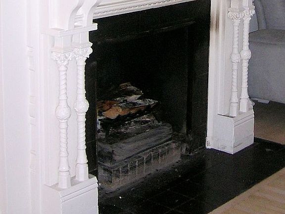 Working fireplace