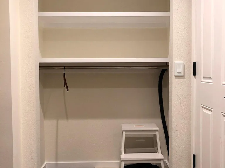 Closet/storage in mud room