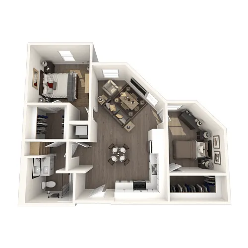 Floor plan 2 Bedroom