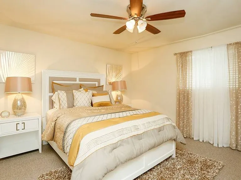 One Bedroom of a 2 bedrooms floor plan