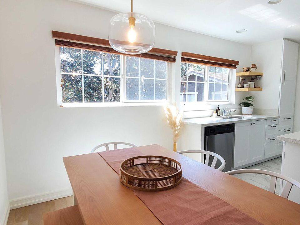 Dining room and kitchen