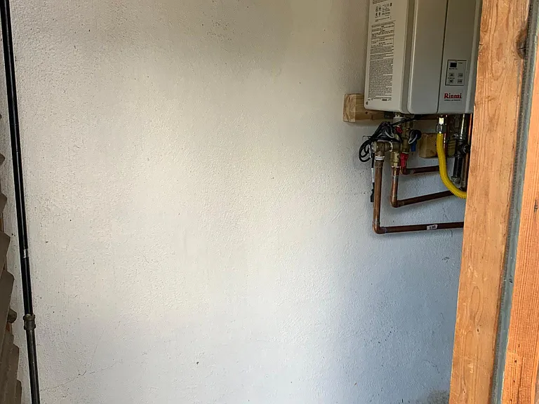 New tankless water heater