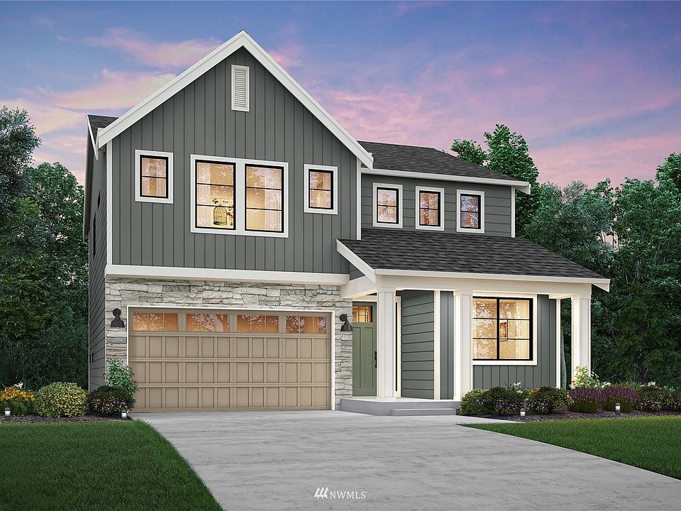 Plan 2415 Elevation B rendering. Details are not exact and are subject to change