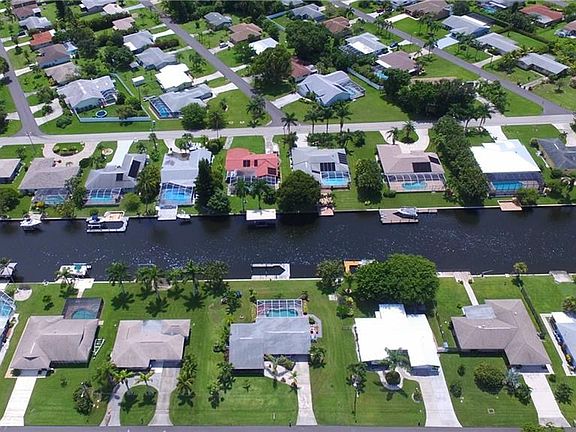 Aerial  view of canal.
