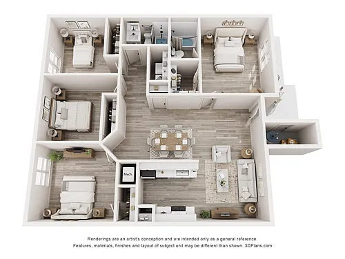 Floor plan 4X2