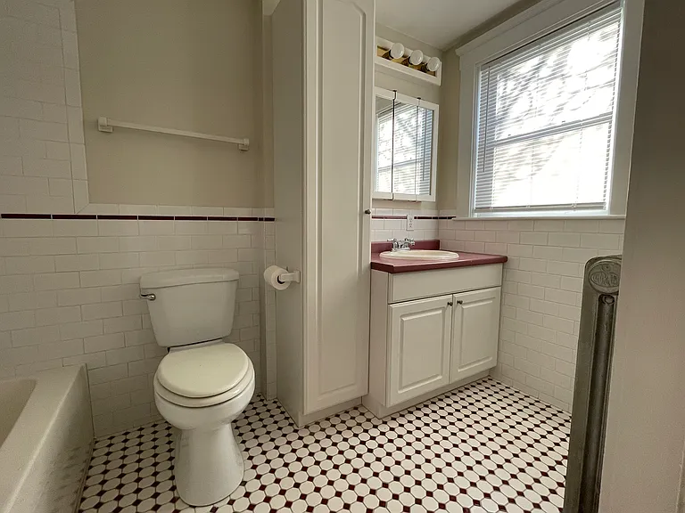 Bathroom (tub with shower, far left)