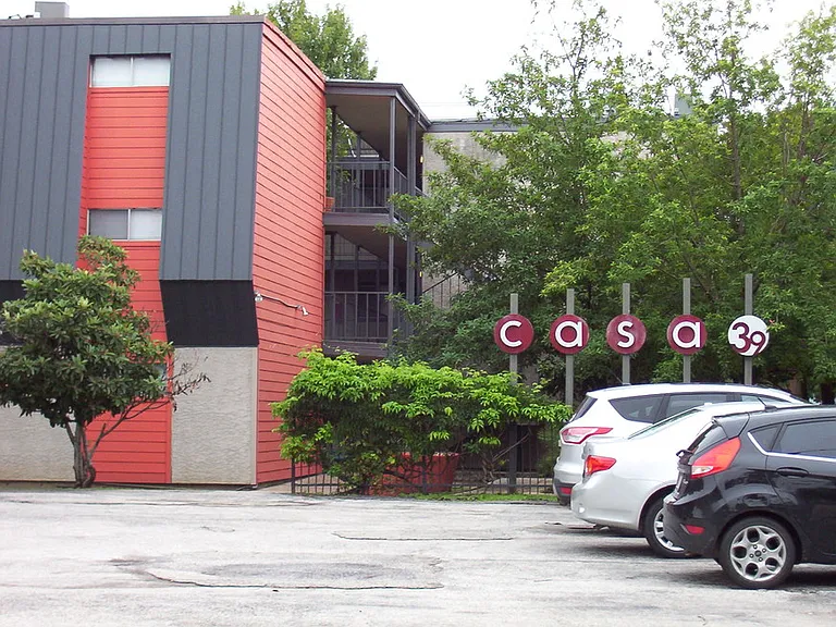 Casa 39 Apartments outdoor parking lot and exterior building