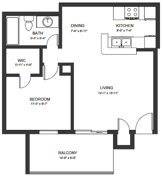 Floor plan A1RWD